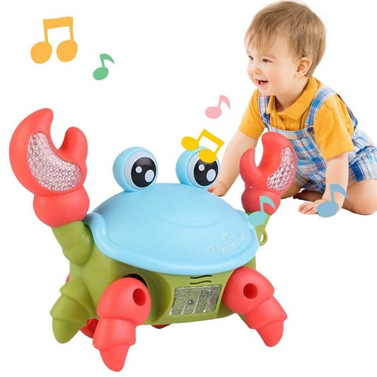 New Crawling Crab Electric Baby Toy | Musical Sensory Toy for Kids & Toddlers | Perfect Gift Set!