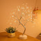 Fairy Light Spirit Tree | LED Sparkly Copper Wire Garland Lamp | Enchanting Holiday Décor