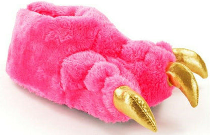 Novelty Monster Claw Slippers - Plush Soft Warm Cosy Padded Slid On